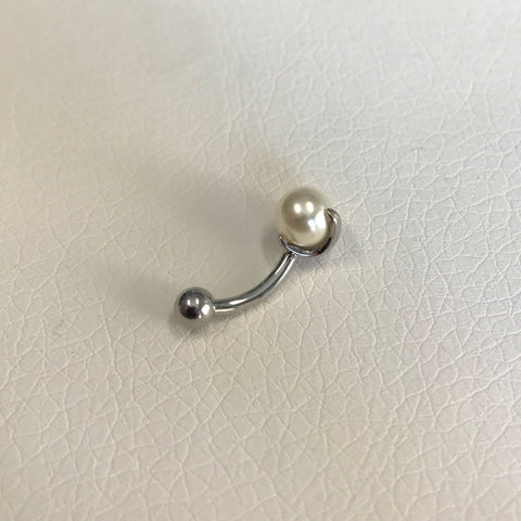EMBEDDED PEARL NAVEL BANANABELLS