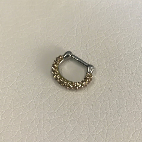 SWAROVSKI CRYSTAL SEPTUM CLICKERS