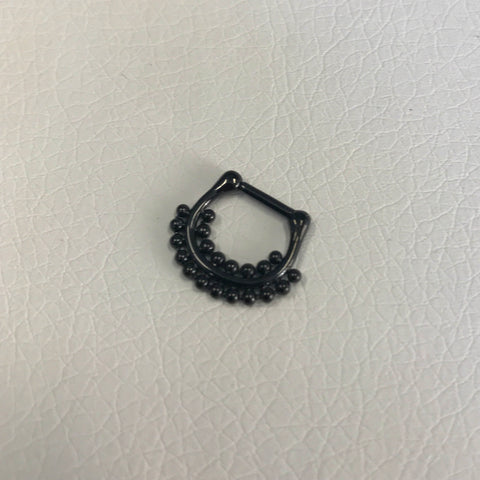BK 316 SEPTUM CLICKERS DOUBLE SIDE BALL CHAIN