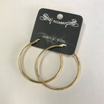 ROUND HOOP EARRINGS