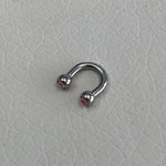 STEEL DOUBLE JEWELLED MICRO U BARBELLS