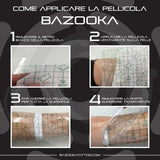 BAZOOKA FILM, SINGLE 12cm x 15cm